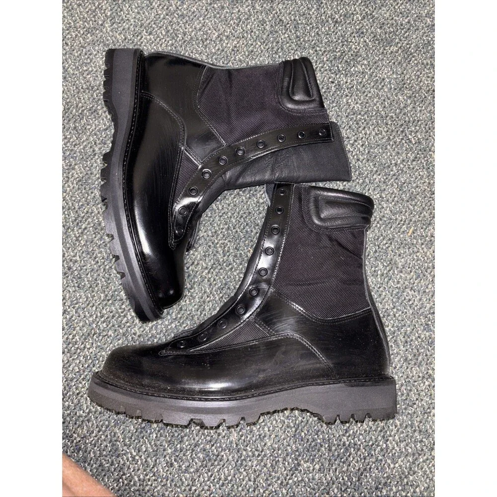 All American Boot Mfg Gortex Flight Deck Safety Boots Black New Men US Size 11